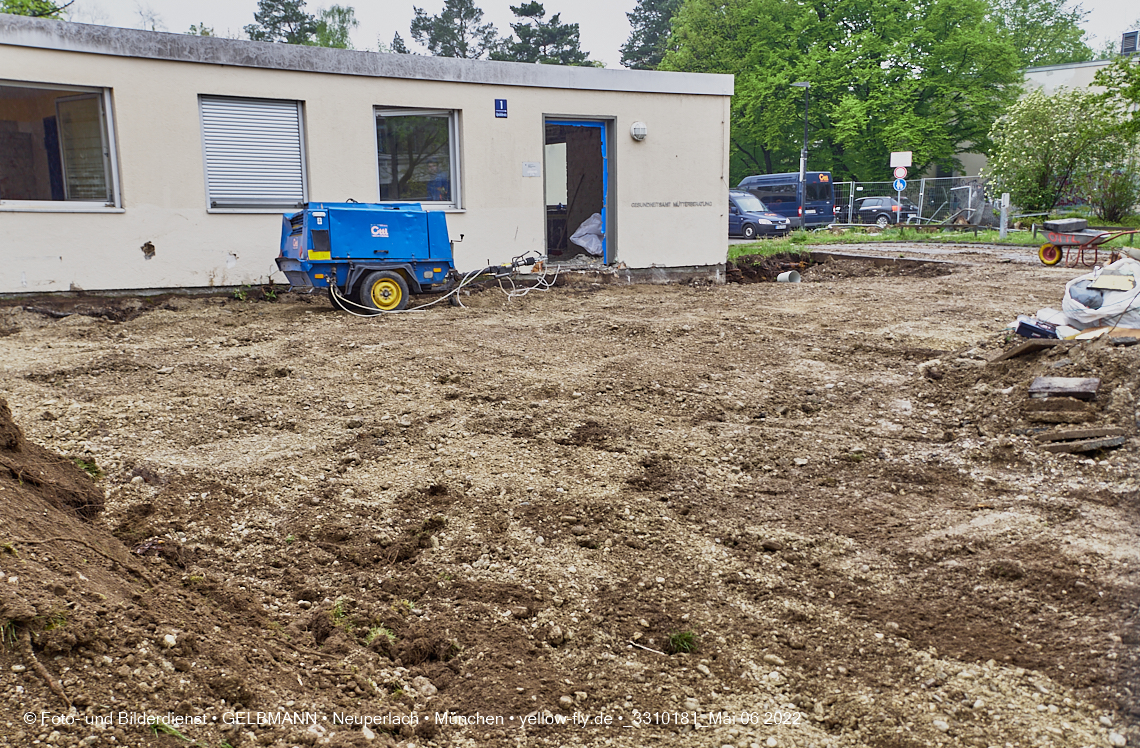 05.05.2022 - Baustelle am Haus für Kinder in Neuperlach